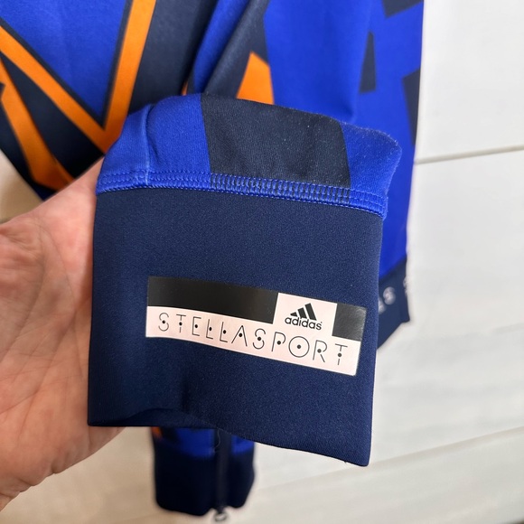 adidas x STELLASPORT Stella McCartney ClimaLite Leggings Graphic Print - Large - Picture 9 of 9